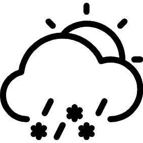 Schneeregen-Tag